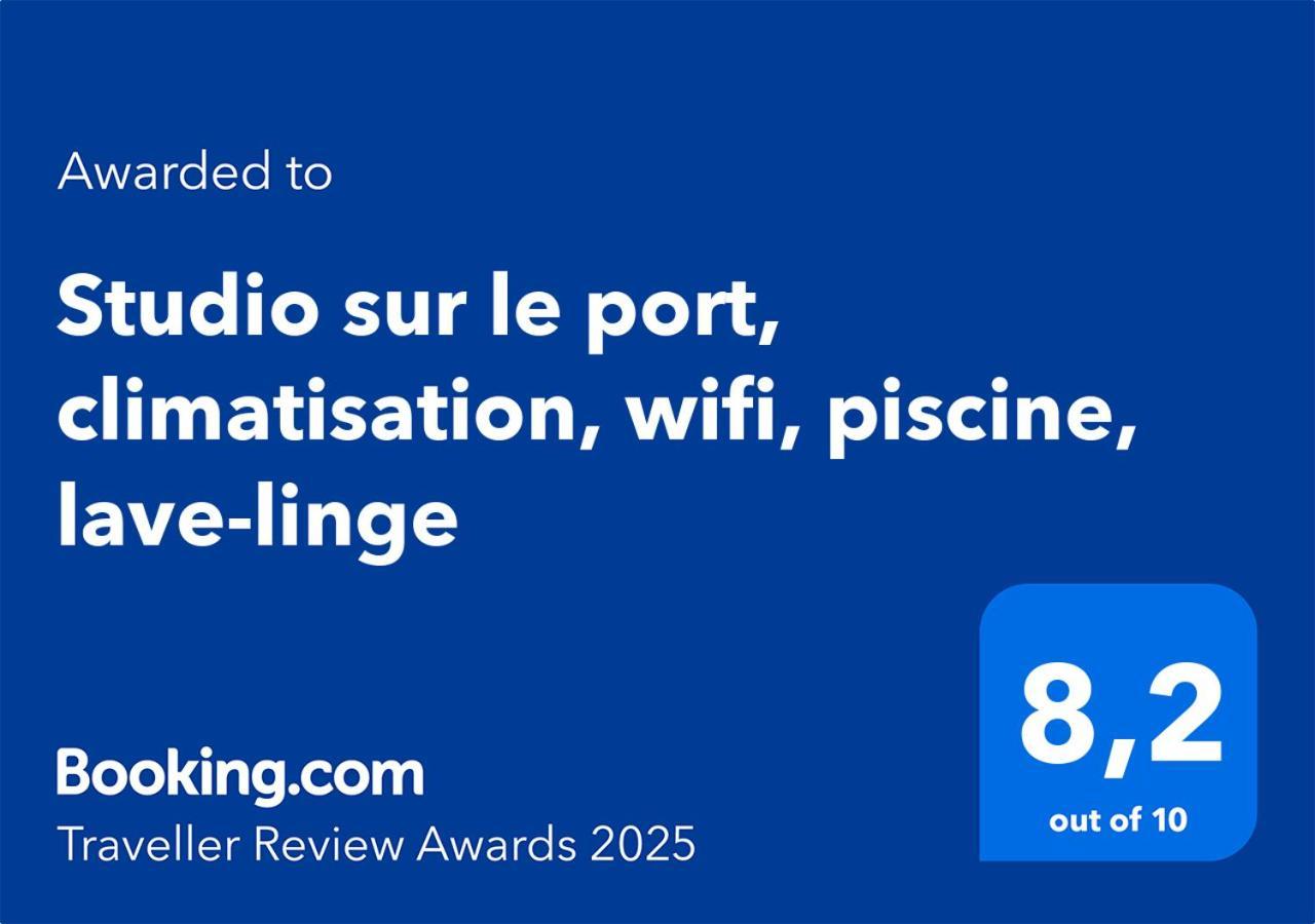 Studio Sur Le Port, Climatisation, Wifi, Piscine, Lave-Linge Gruissan Εξωτερικό φωτογραφία